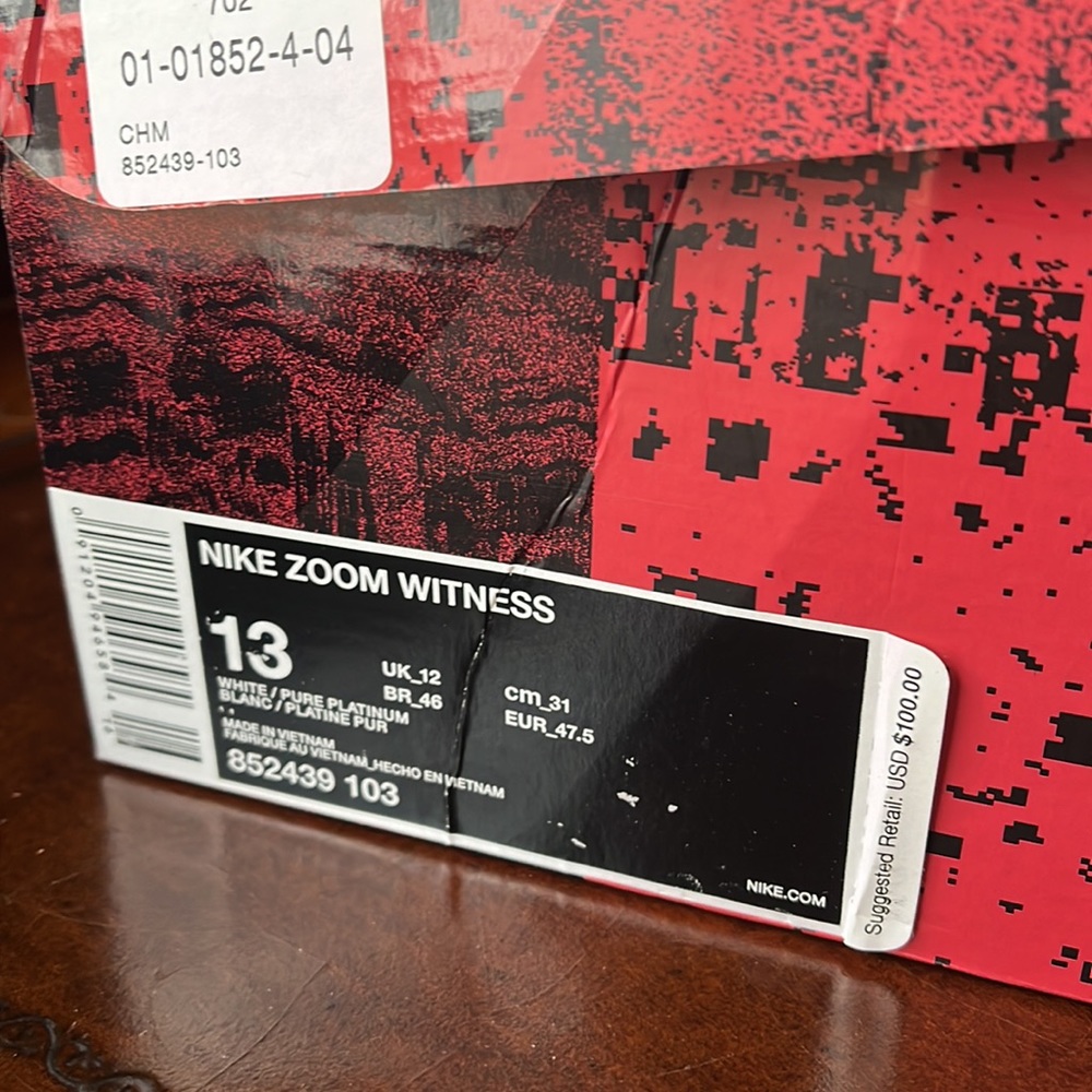 Men’s Nike zoom witness - Picture 5 of 5